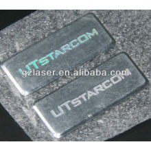 Hologram metal labels and tags